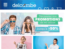 Tablet Screenshot of delcambe.com